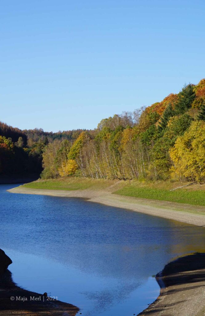 Obernautalsperre Oktober 2021